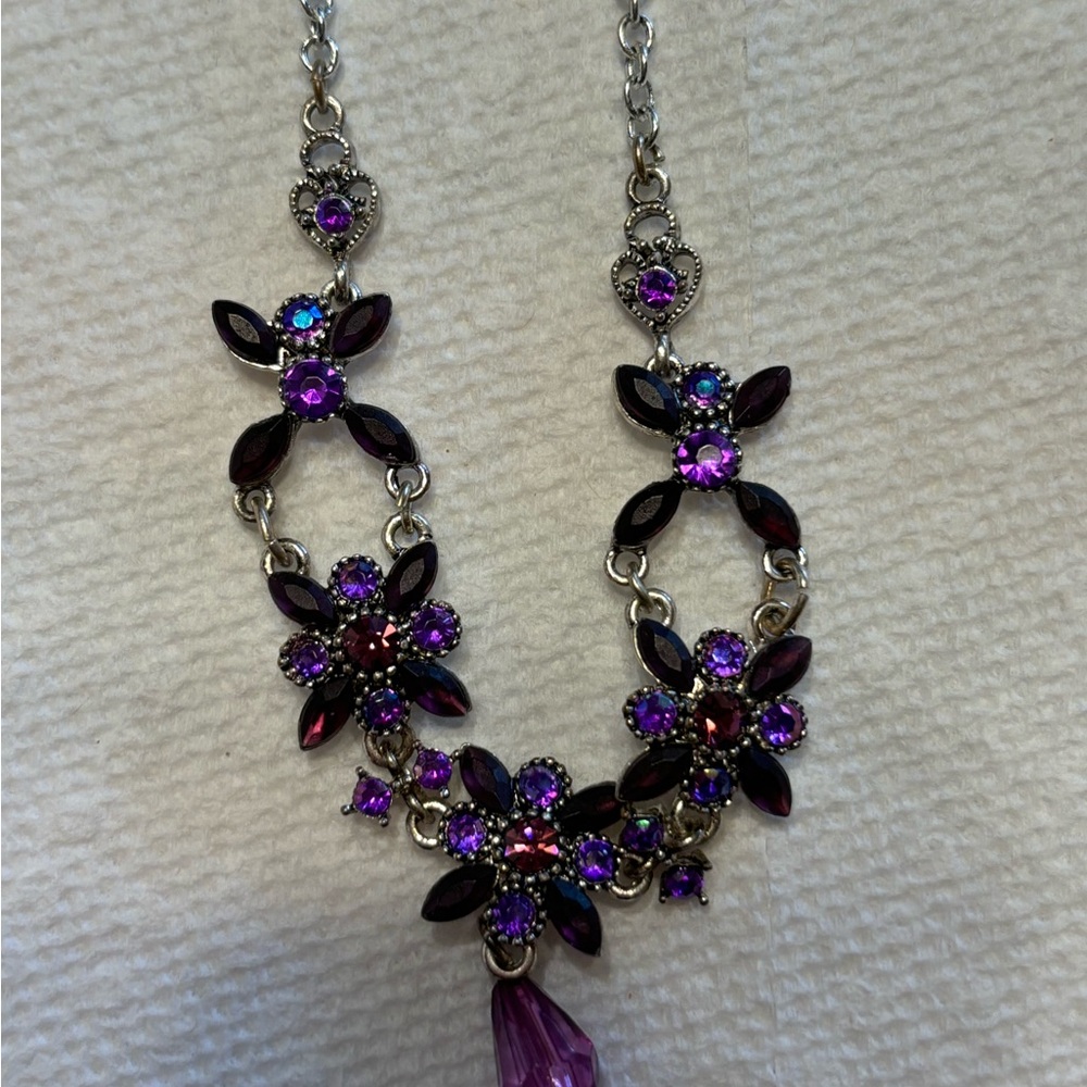 Purple stone necklaces Avon